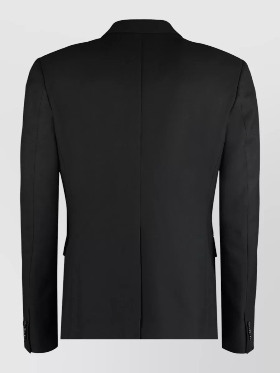Versace Virgin Wool Double-Breasted Blazer