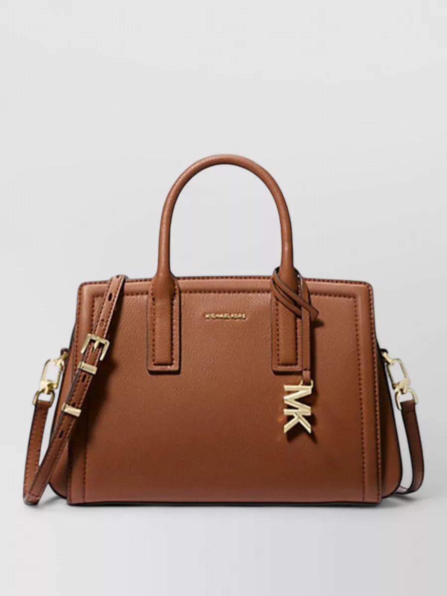 Michael Kors leather bucket bag