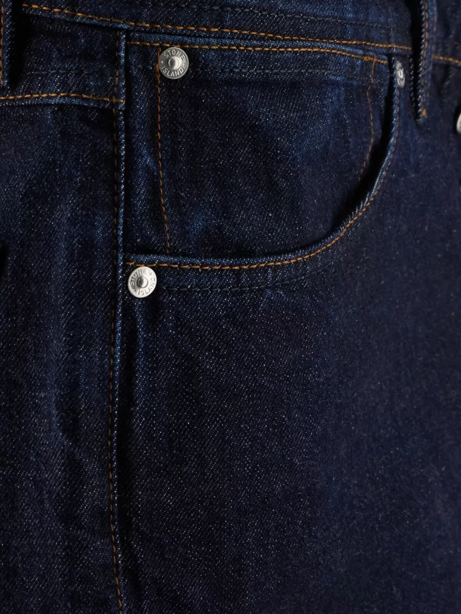 Stone Island Denim Regular-Fit Straight-Leg Jeans