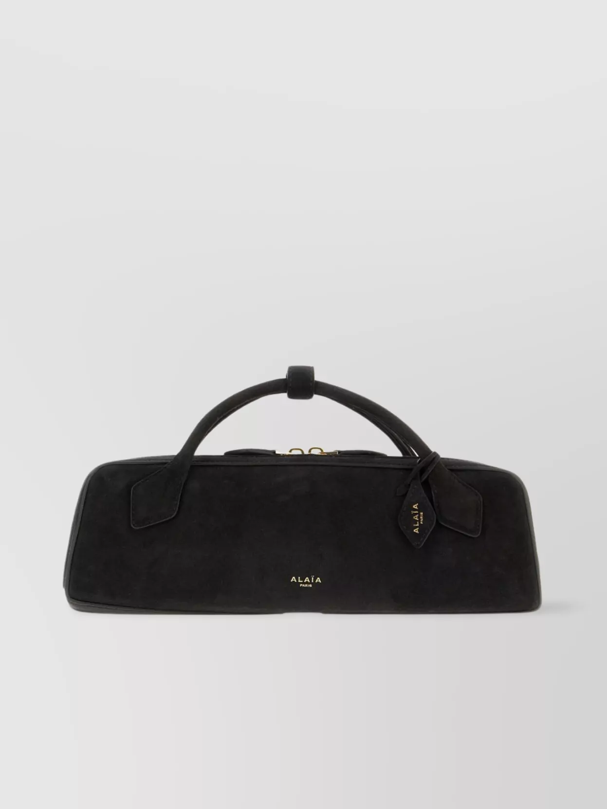Alaïa Top Handle Suede Tote Bags