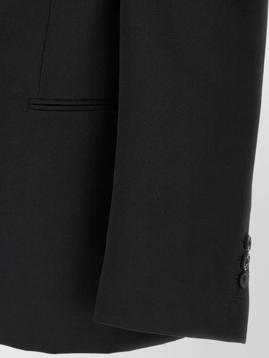 Maison Margiela Silk-Blend Shawl Neck Single-Breasted Blazer