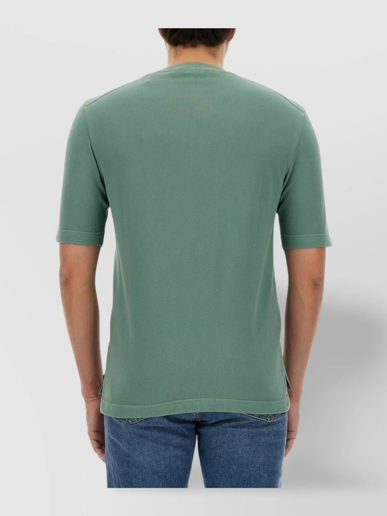 Zegna Logo Crew Neck T-Shirt