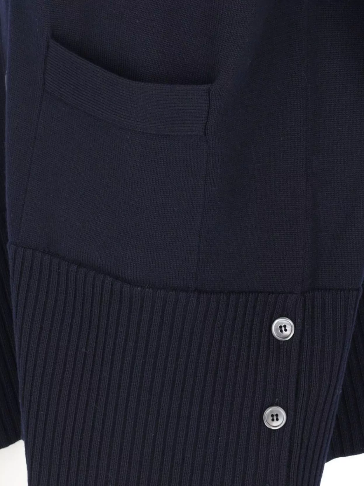 Thom Browne Knitwear With V-Neckline And Front Pockets