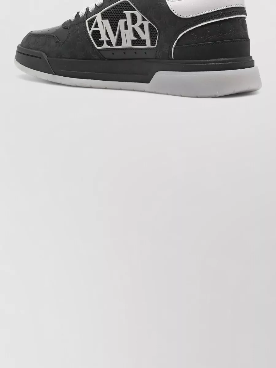Amiri Low Sneakers Perforated Star Panels Sole Contrast