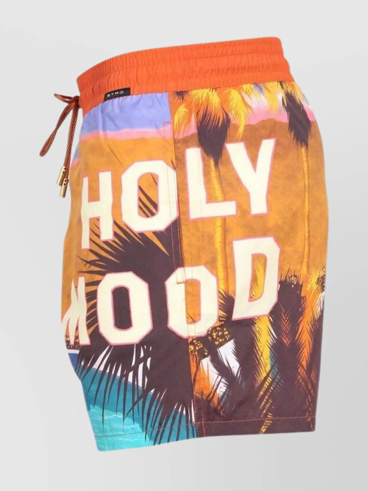 Etro Printed Mid-Length Swim Trunks