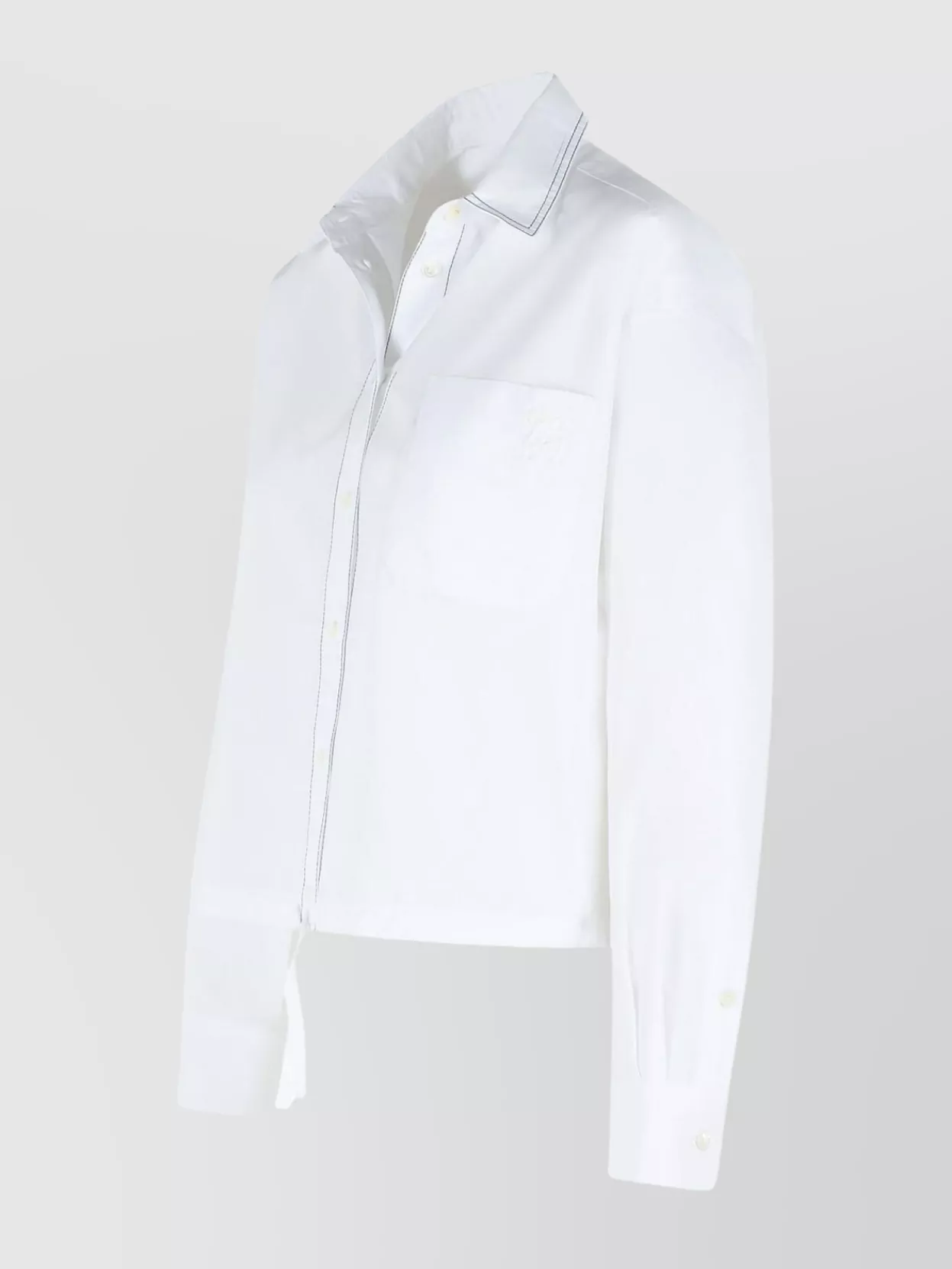 Marni Long Sleeve Shirt Drawstring Hem