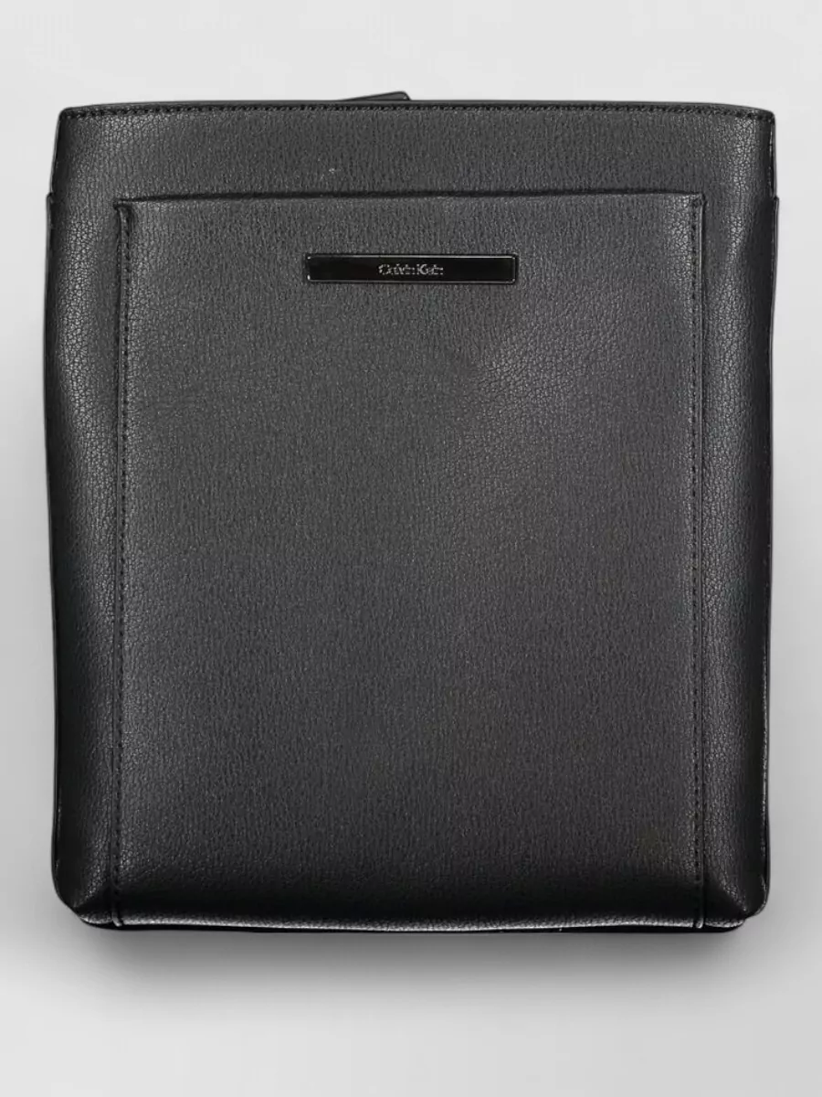 Calvin Klein synthetic leather crossbody bag