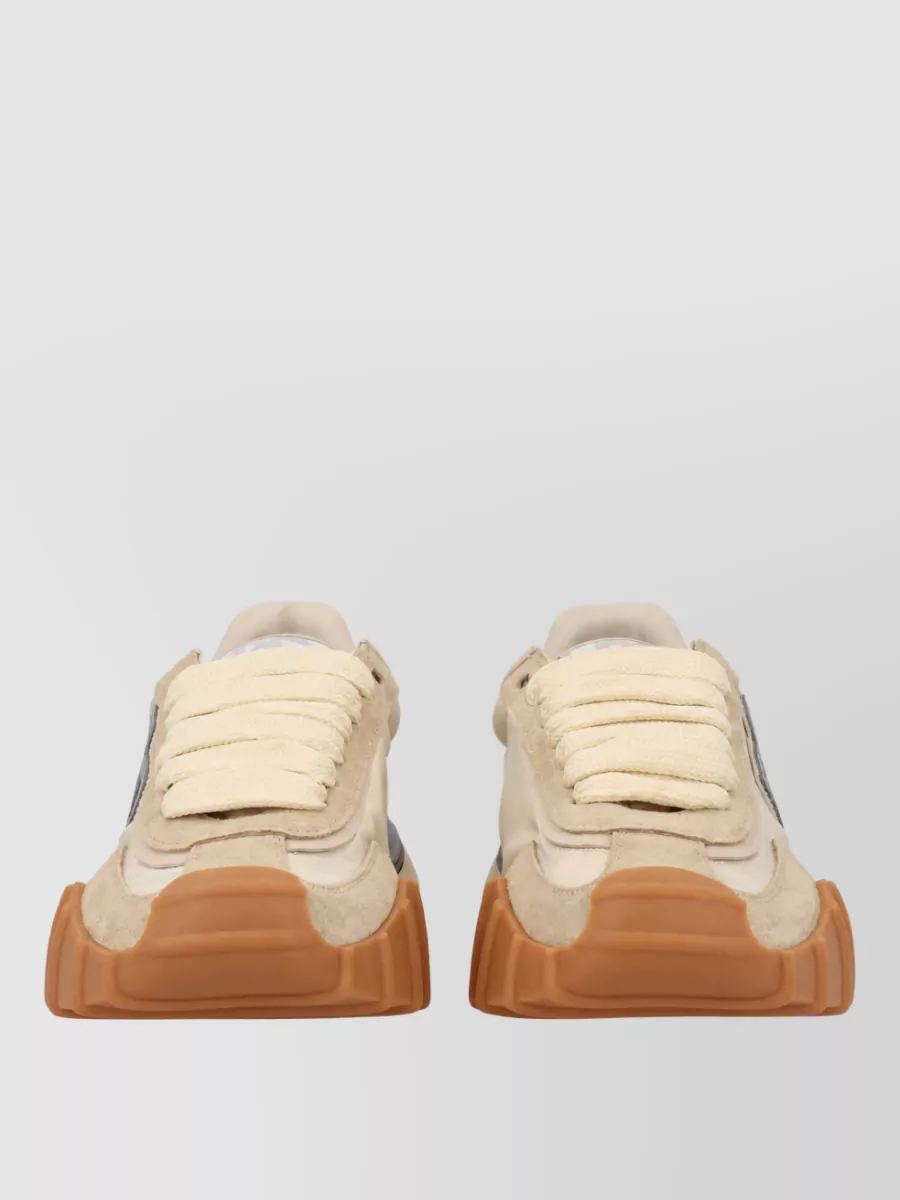 Dolce&Gabbana Dg Athletic Sneaker Suede Fabric Rubber Sole
