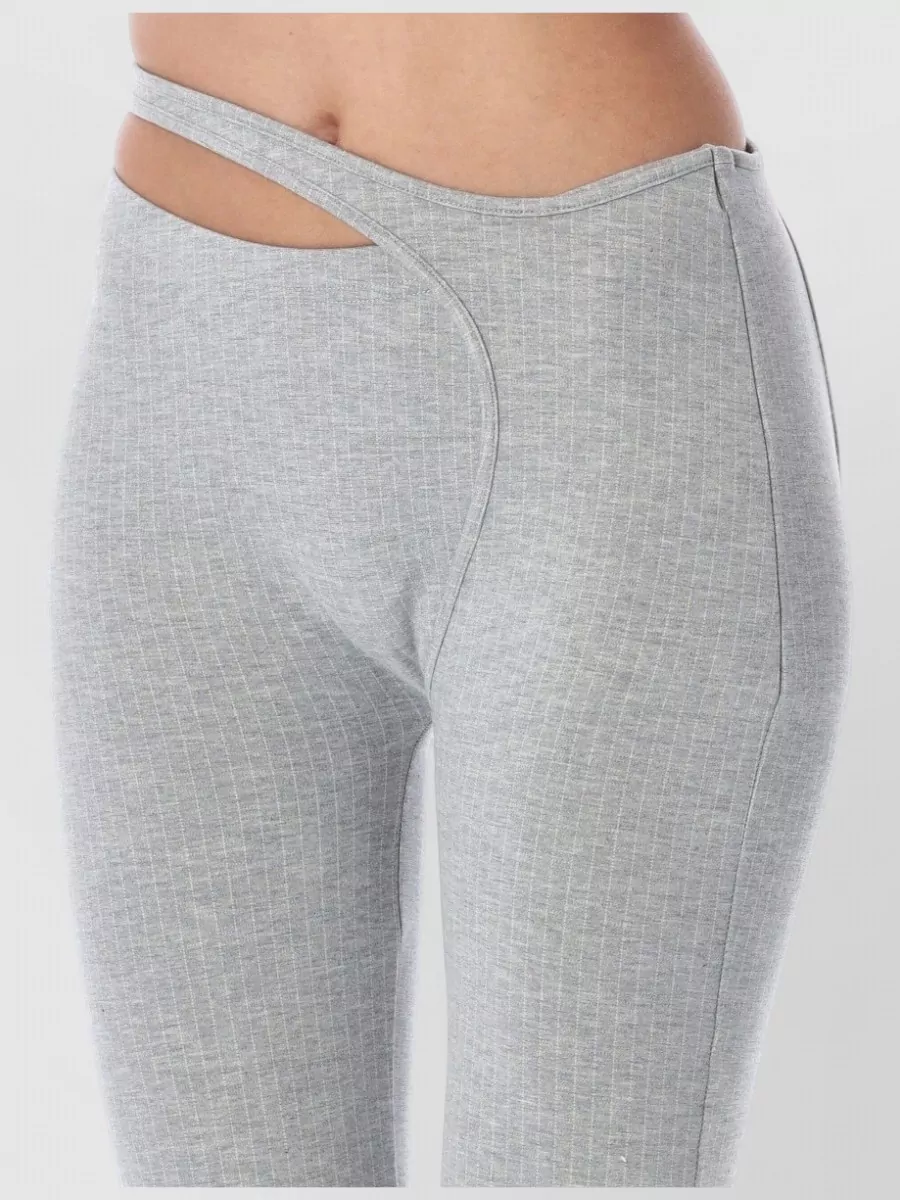 Ottolinger Pinstripe Wrap Flared Trousers