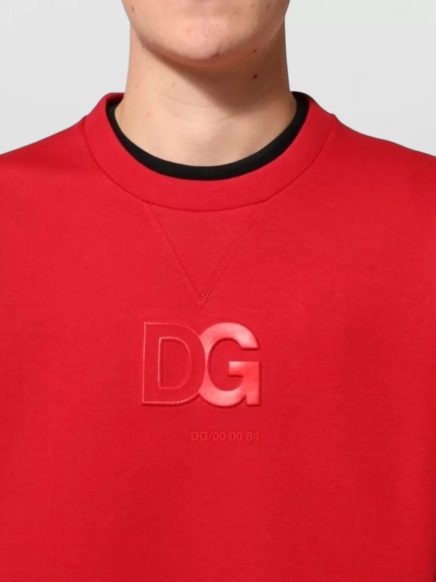 Dolce&Gabbana Logo-Print Crew-Neck Sweatshirt