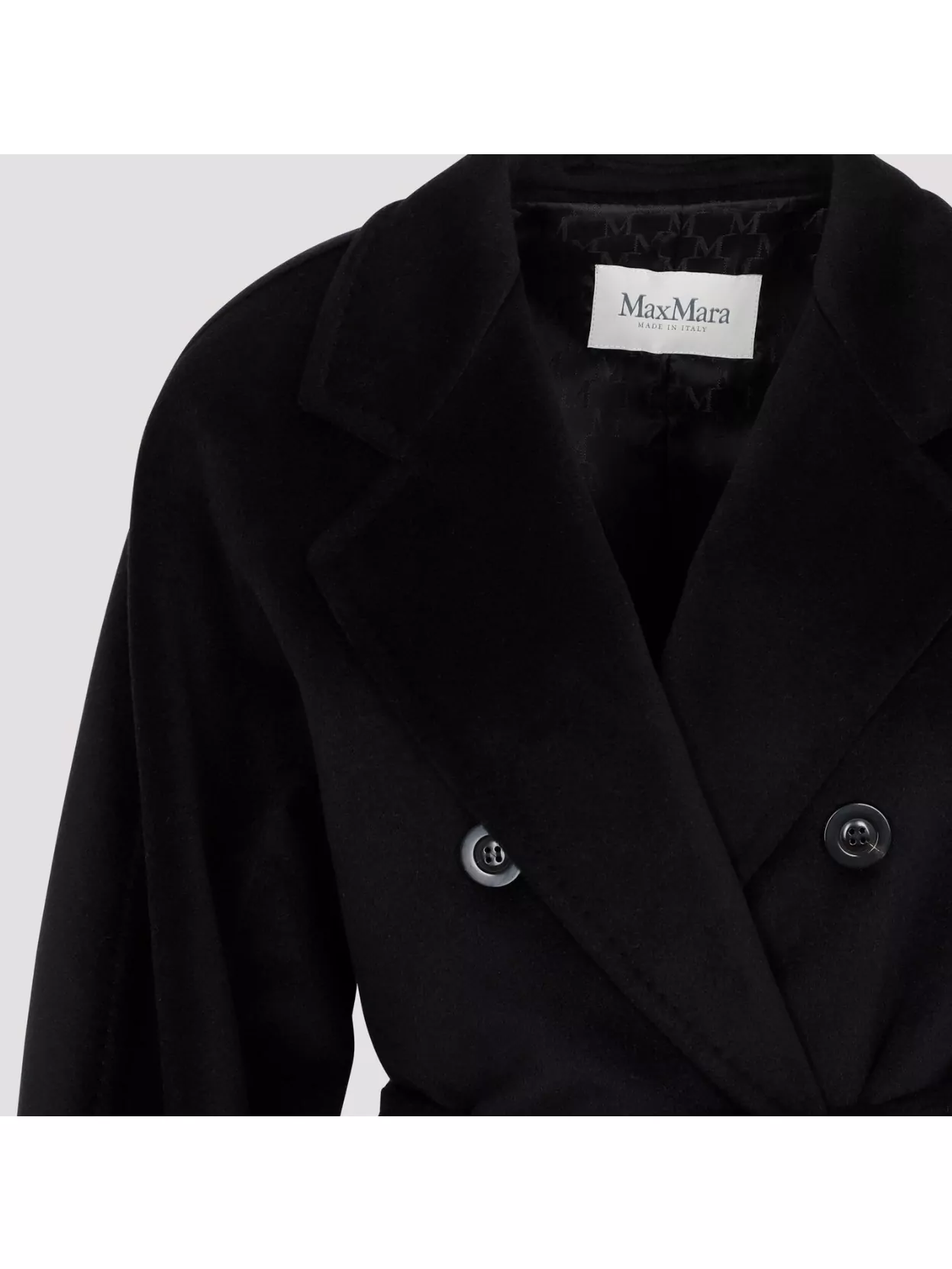 Max Mara Wool Cashmere Double Breasted Long Coat