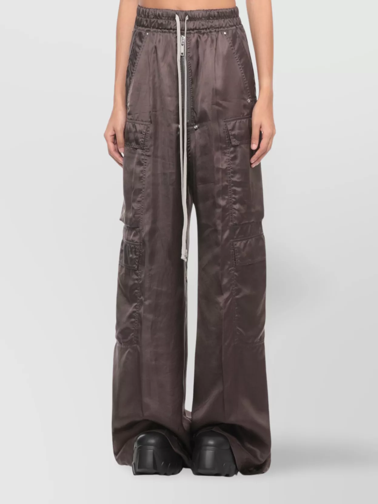 Rick Owens Women's Wide Leg Cargo Trousers