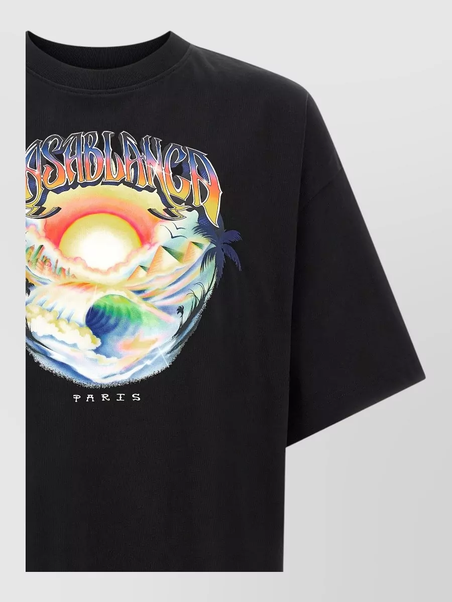Casablanca airspray print cotton t-shirt