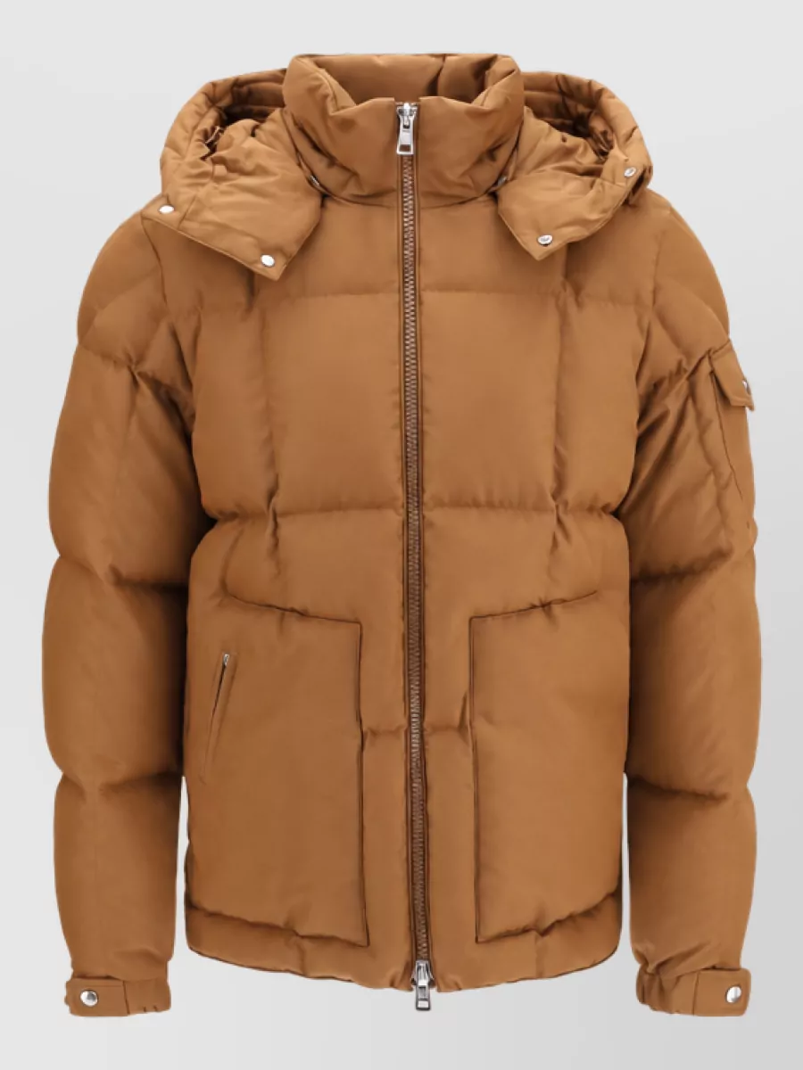 Moncler down padded hooded coat