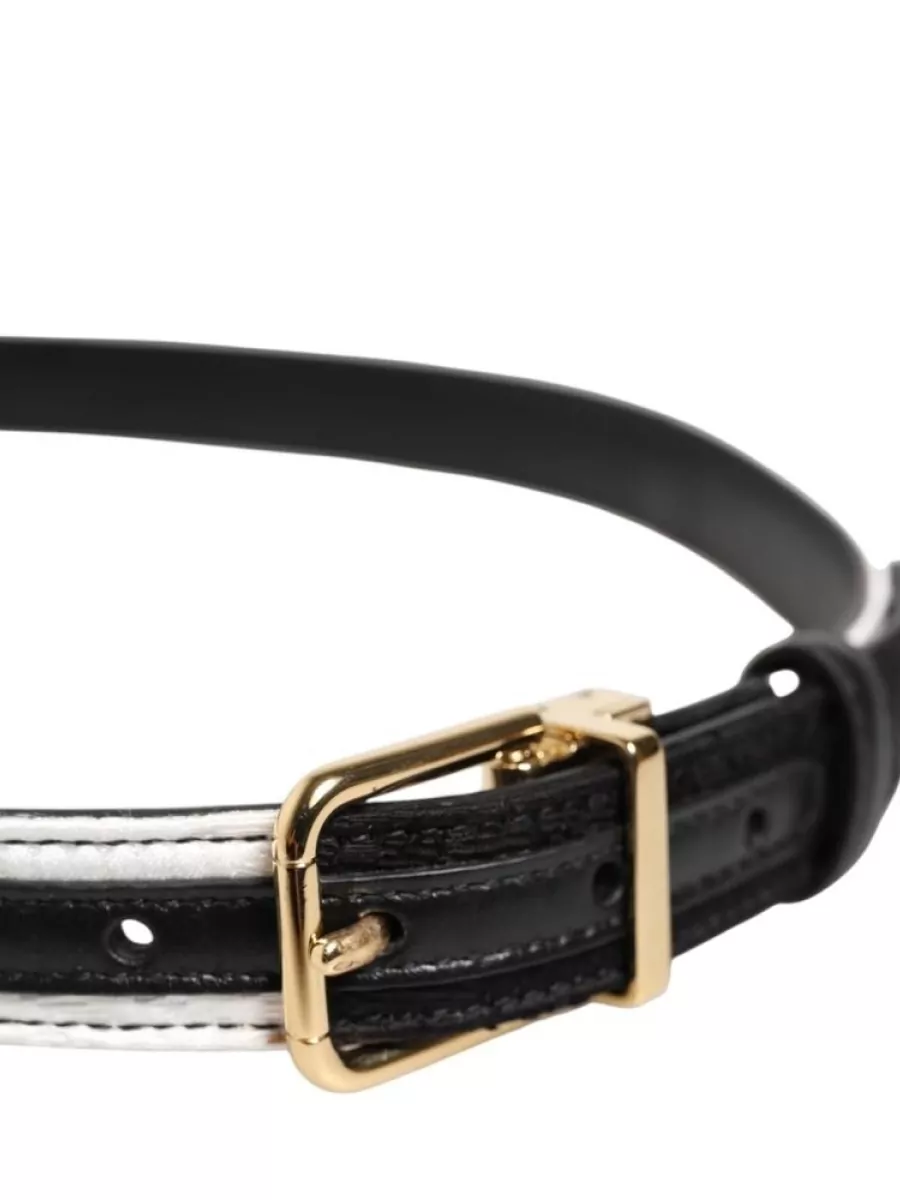 Dolce&Gabbana Leather Patchwork Belt