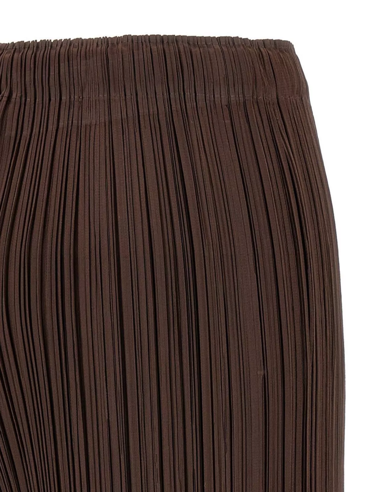 ISSEY MIYAKE MARCH TROUSERS WITH ELASTIC WAISTBAND AND WIDE LEG