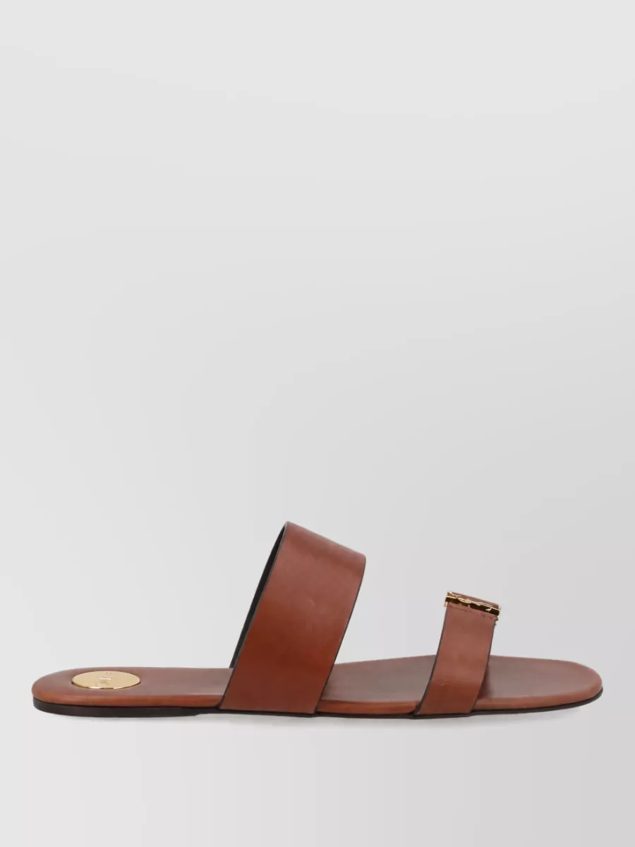 Saint Laurent Leather Slides