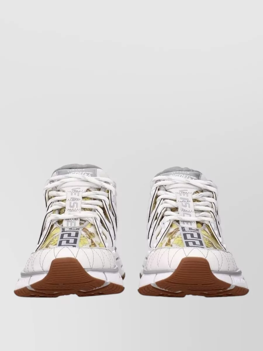 Versace Leather Low-Top Sneakers