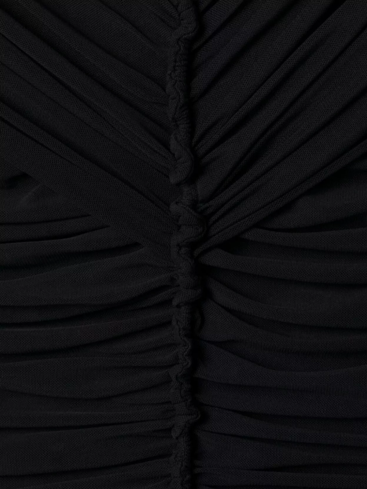 Az Factory Short Dress With V-Neck And Ruched Detailing