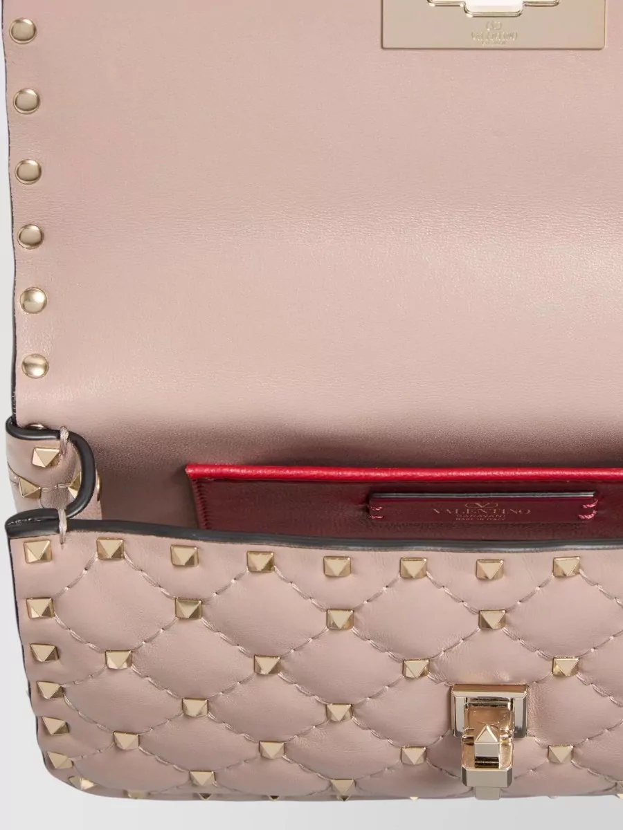 Valentino Garavani Rockstud Spike Lambskin Shoulder Bag