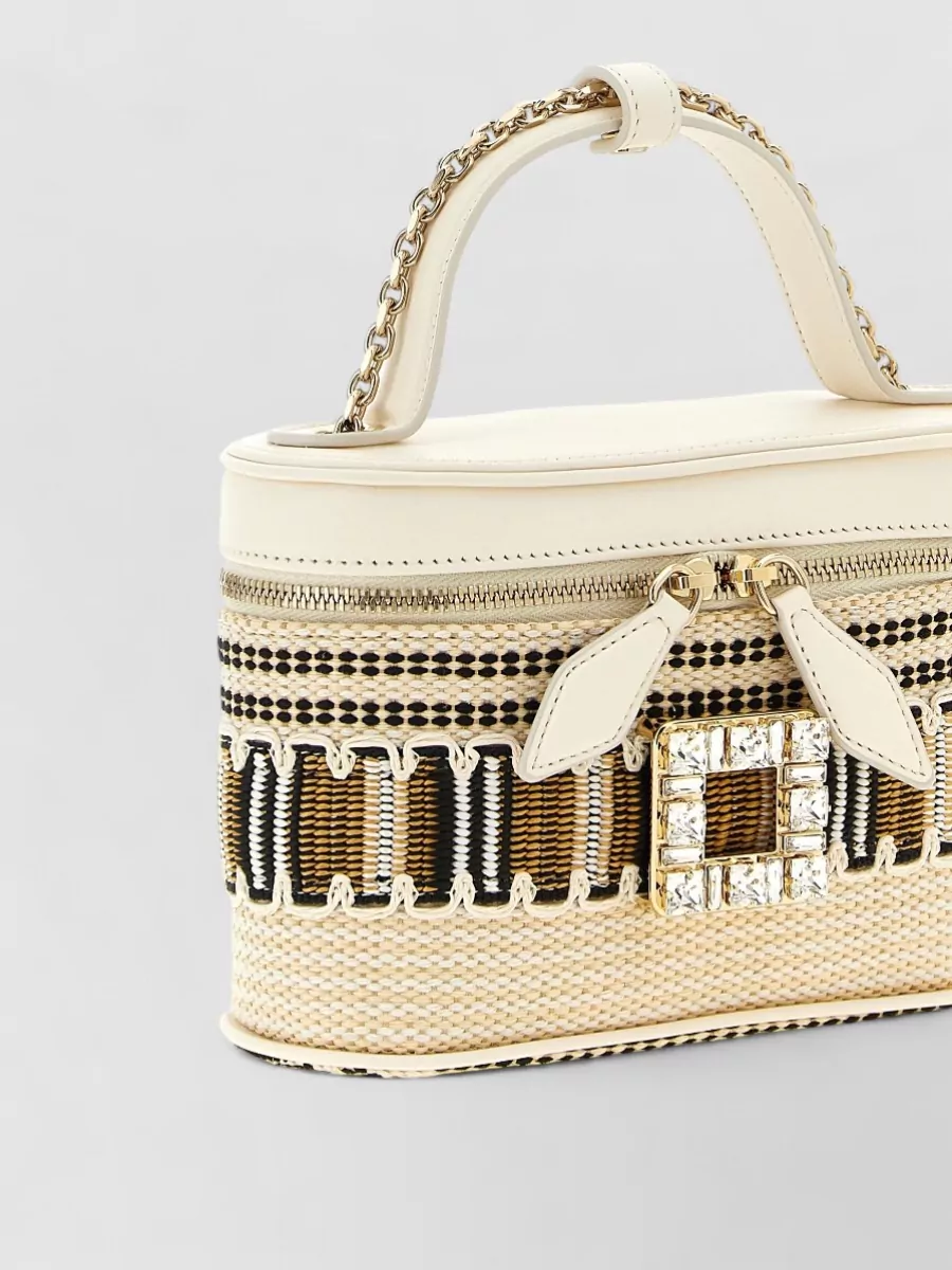 Roger Vivier Raffia Mini Bag