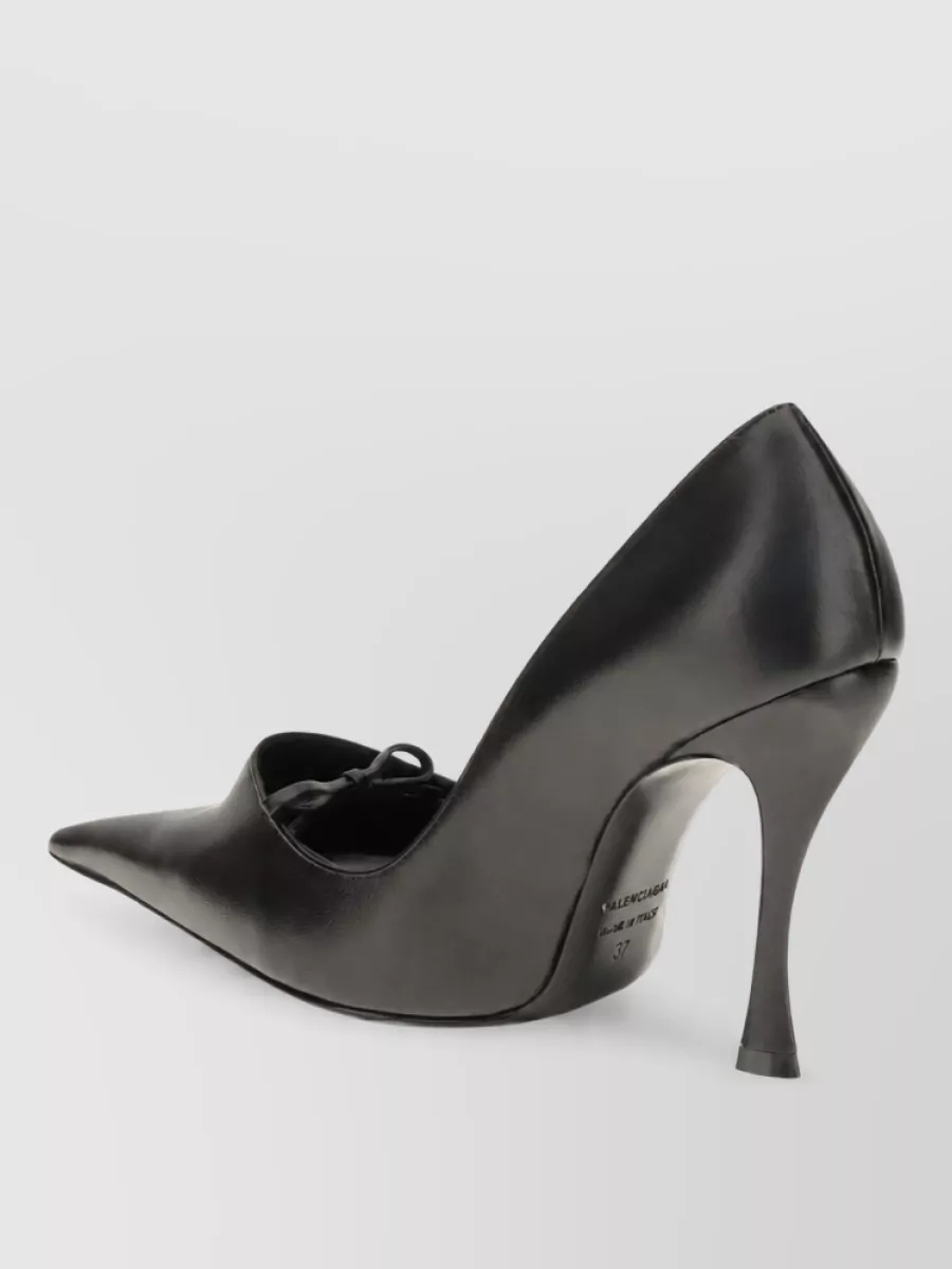 Balenciaga Leather Bloom Pumps