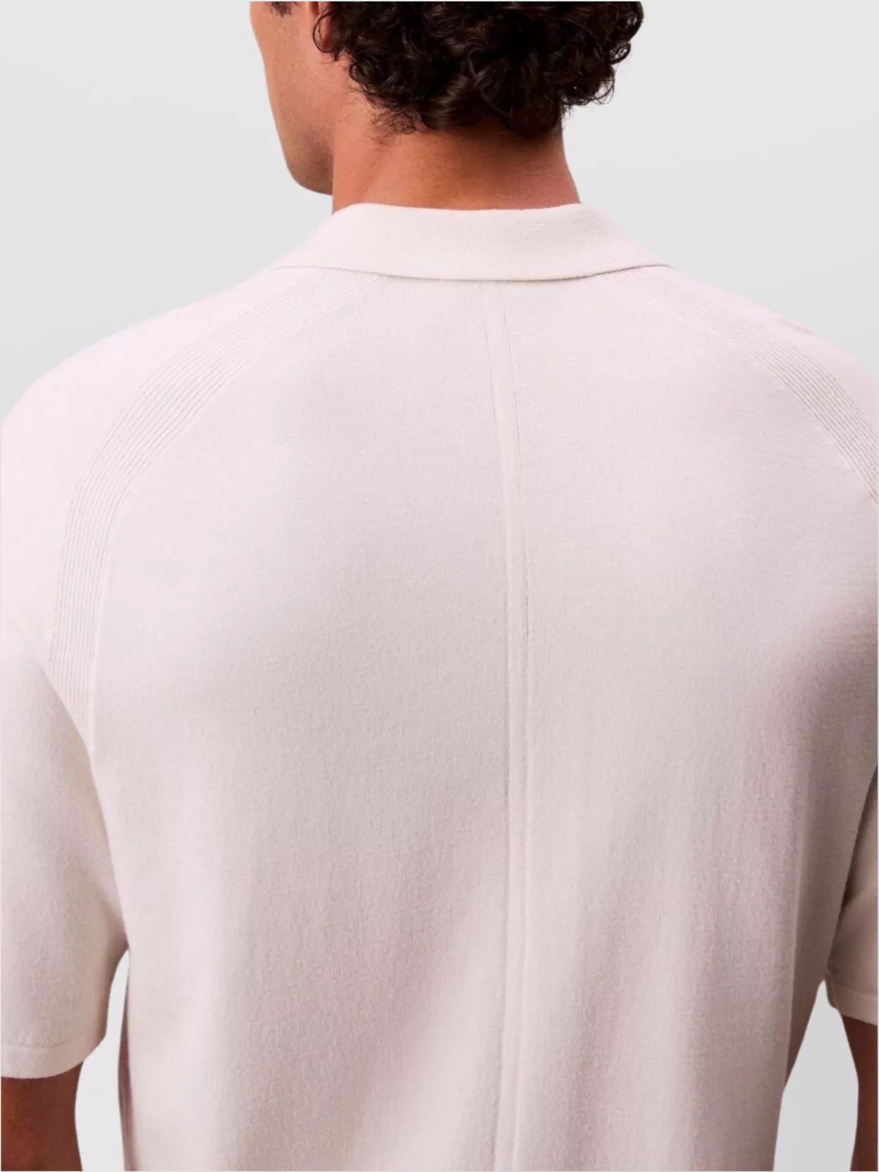 Calvin Klein Polo Shirt With Ribbed Cuffs And Collar