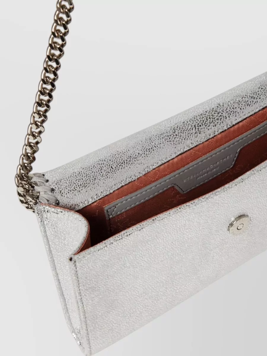Stella Mccartney Chain Wallet Bag In Envelope Shape