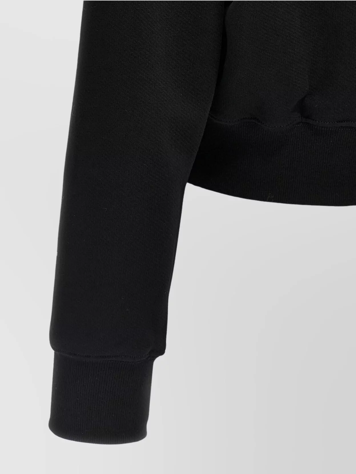 Wardrobe.nyc Crew Neck Sweatshirt Ribbed Cuffs