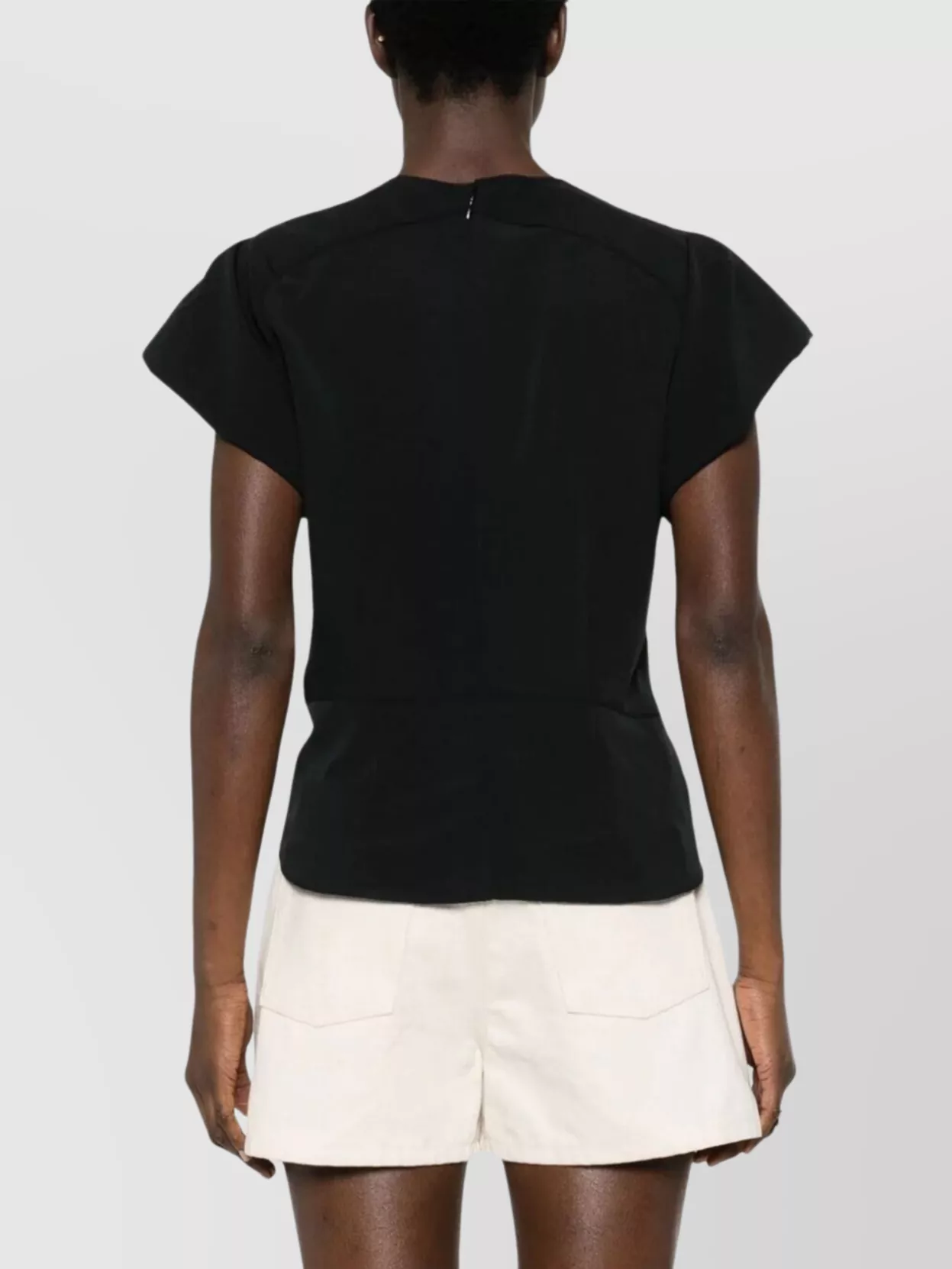 Isabel Marant Tullya Top With Ruffled Sleeves And Ruched Detail