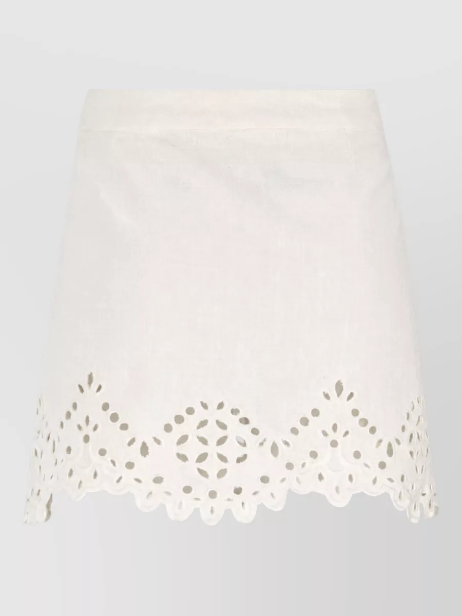 Isabel Marant Cotton High-Rise Midi Skirt