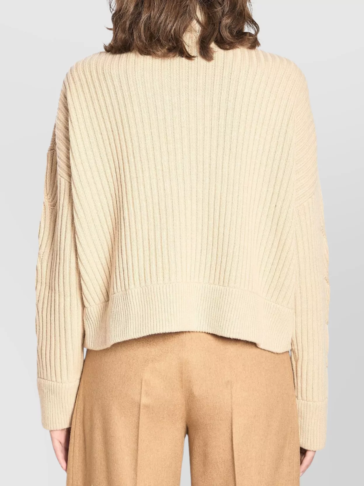 Max Mara Ribbed Wool And Cashmere Cardigan