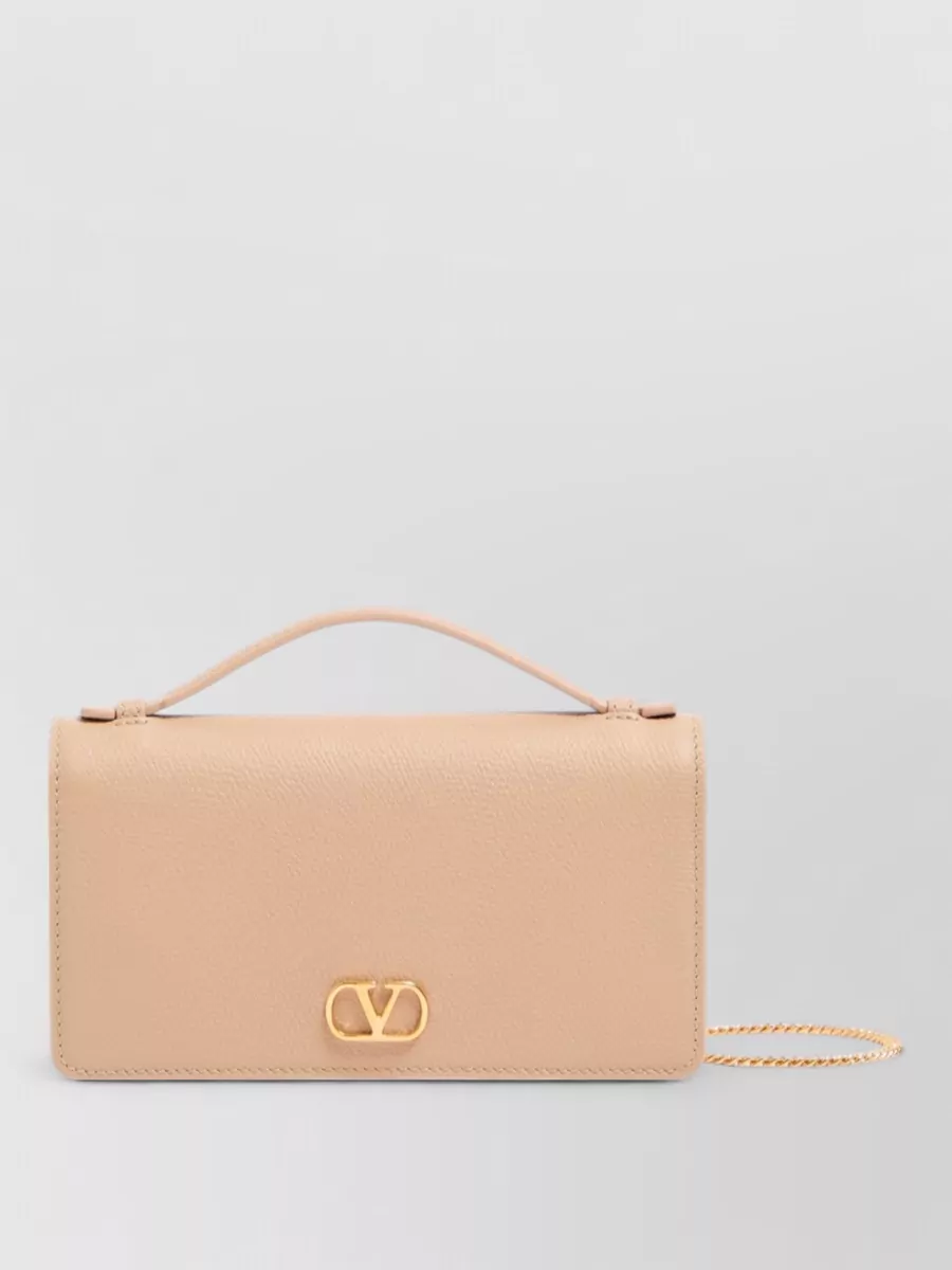 Valentino Garavani vlogo signature mini leather clutch bag