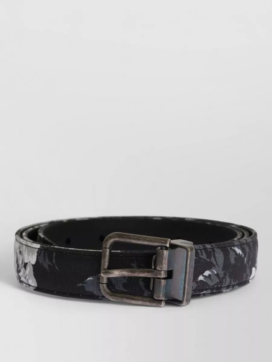 Dolce&Gabbana linen leather belt