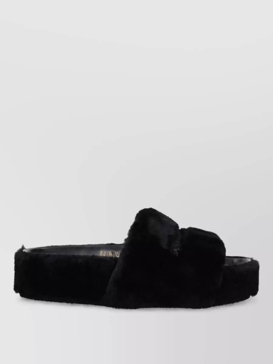 Stella Mccartney faux fur slippers