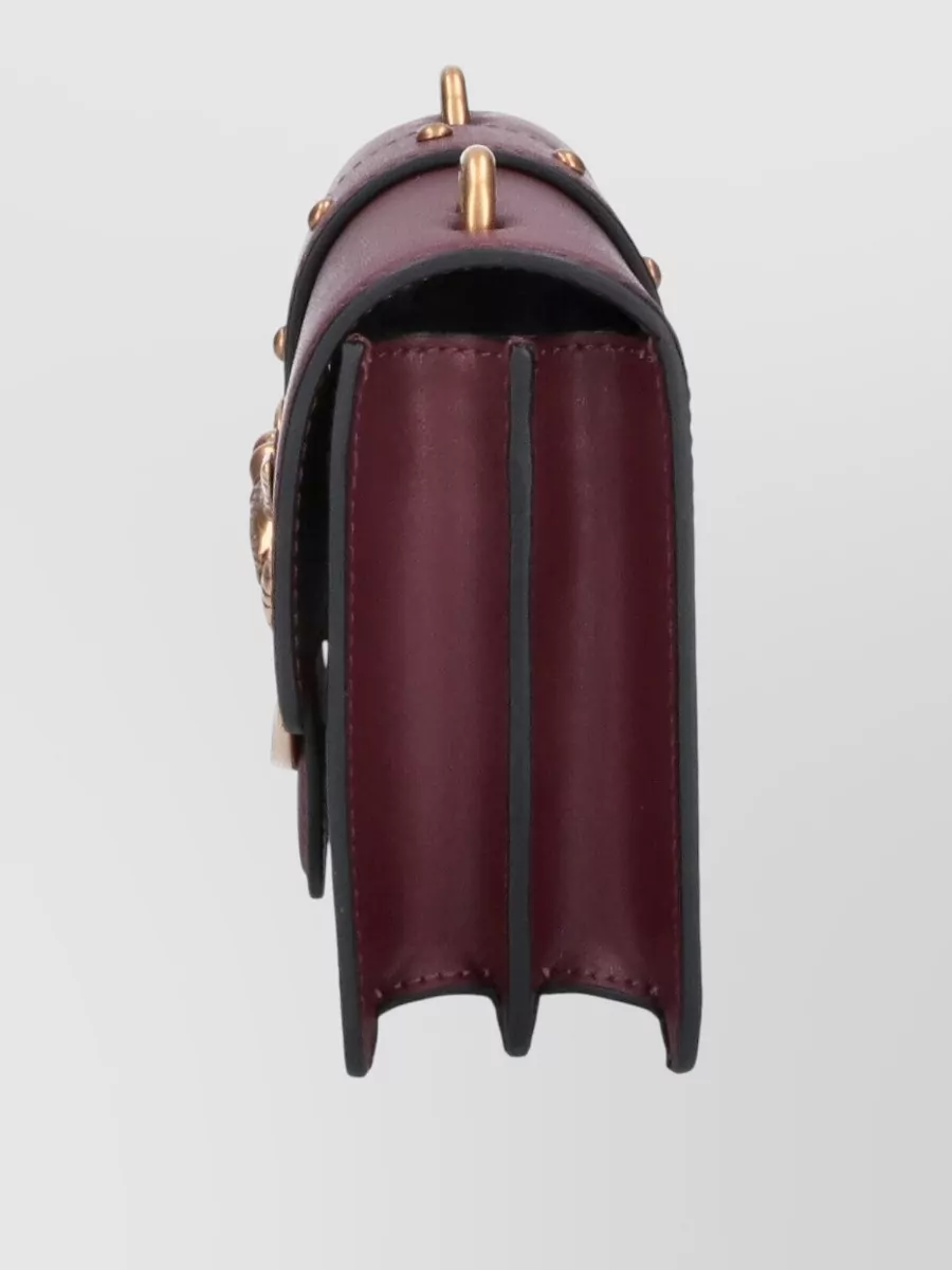 Pinko Love Bag Leather Clutch Bag