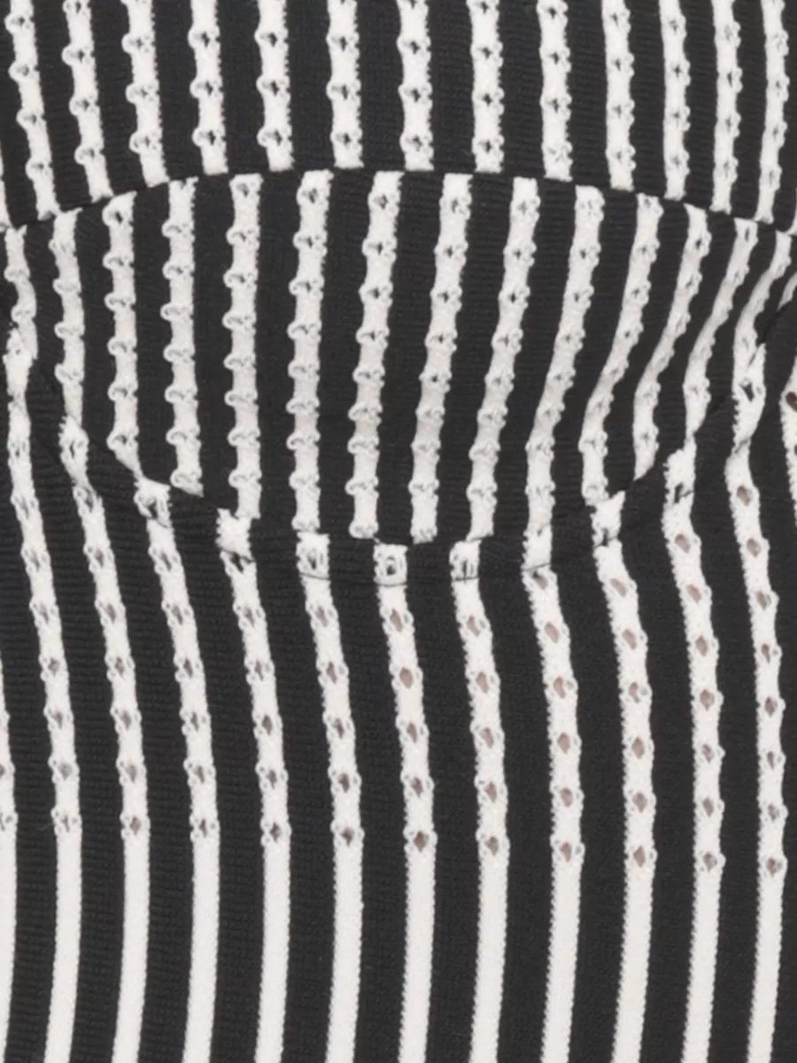 Elisabetta Franchi Striped Knee-Length Dress