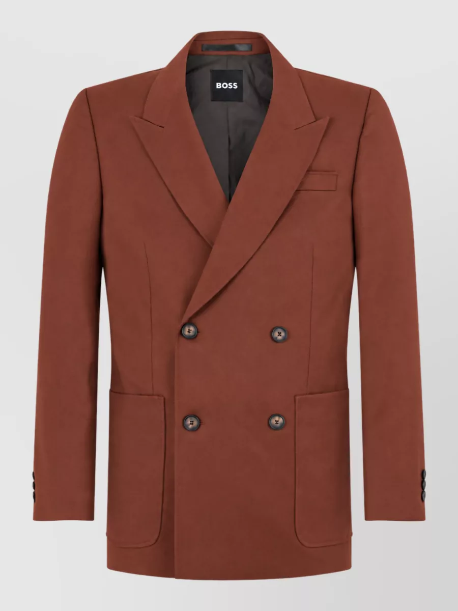Boss Virgin wool double-breasted jacket