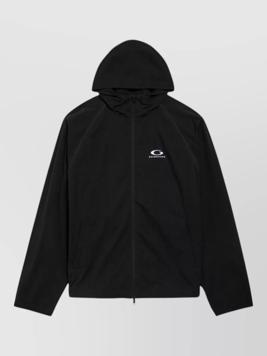 Balenciaga technical hooded sport jacket
