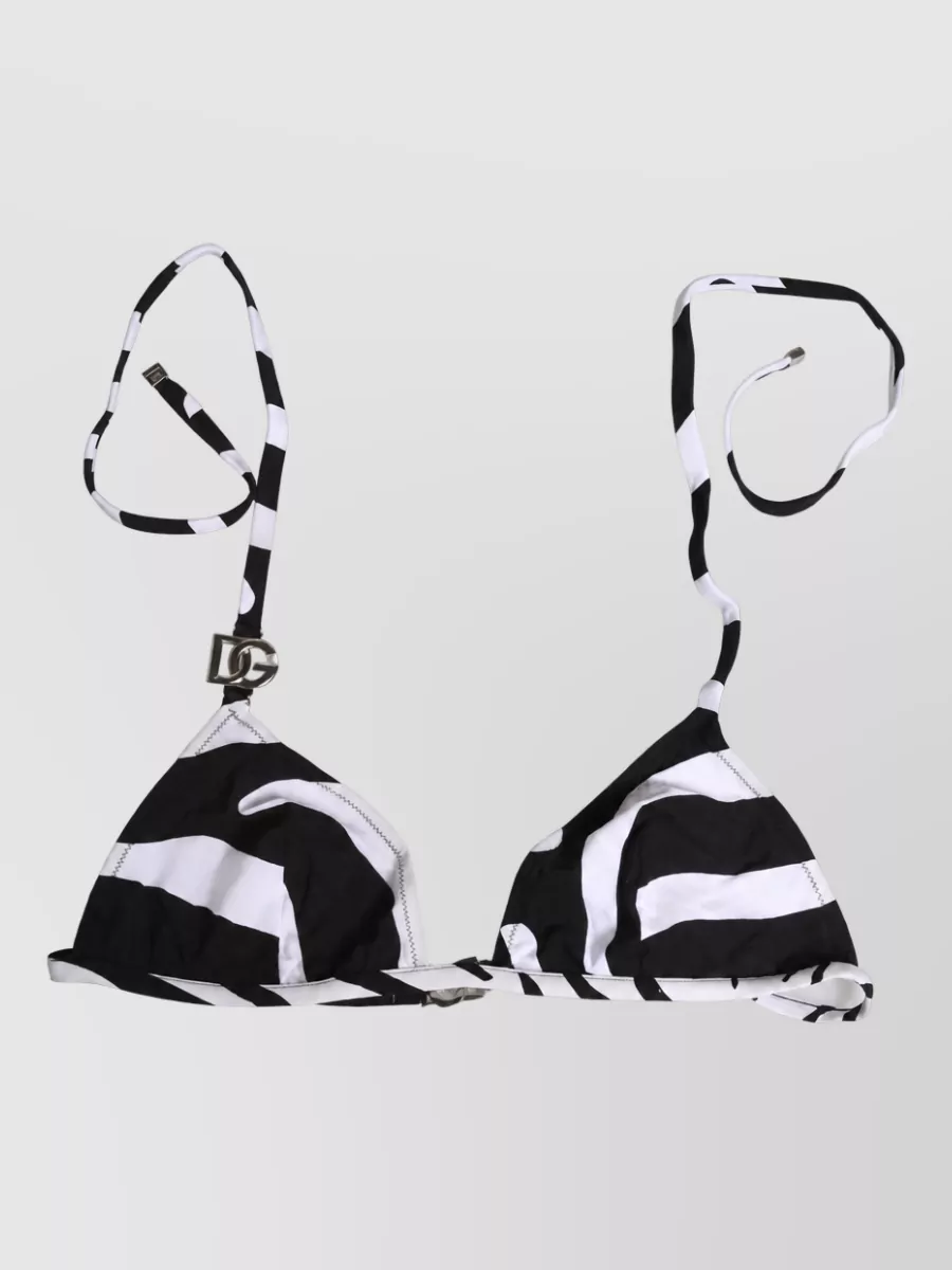 Dolce&Gabbana zebra-print bodysuit