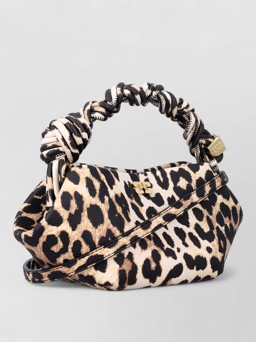 Ganni Bou Mini Grained Shoulder Bag