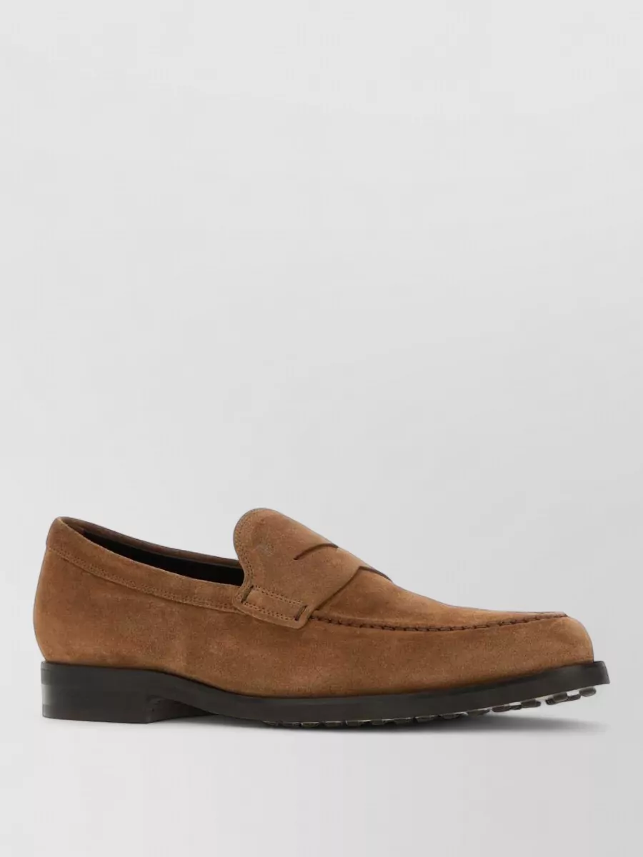 Tod's suede loafers