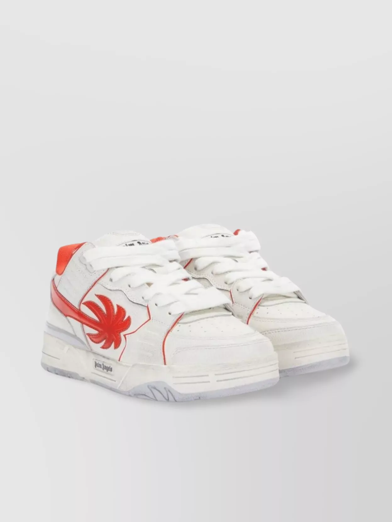 Palm Angels Venice Worn Out Sneakers White - Coral R