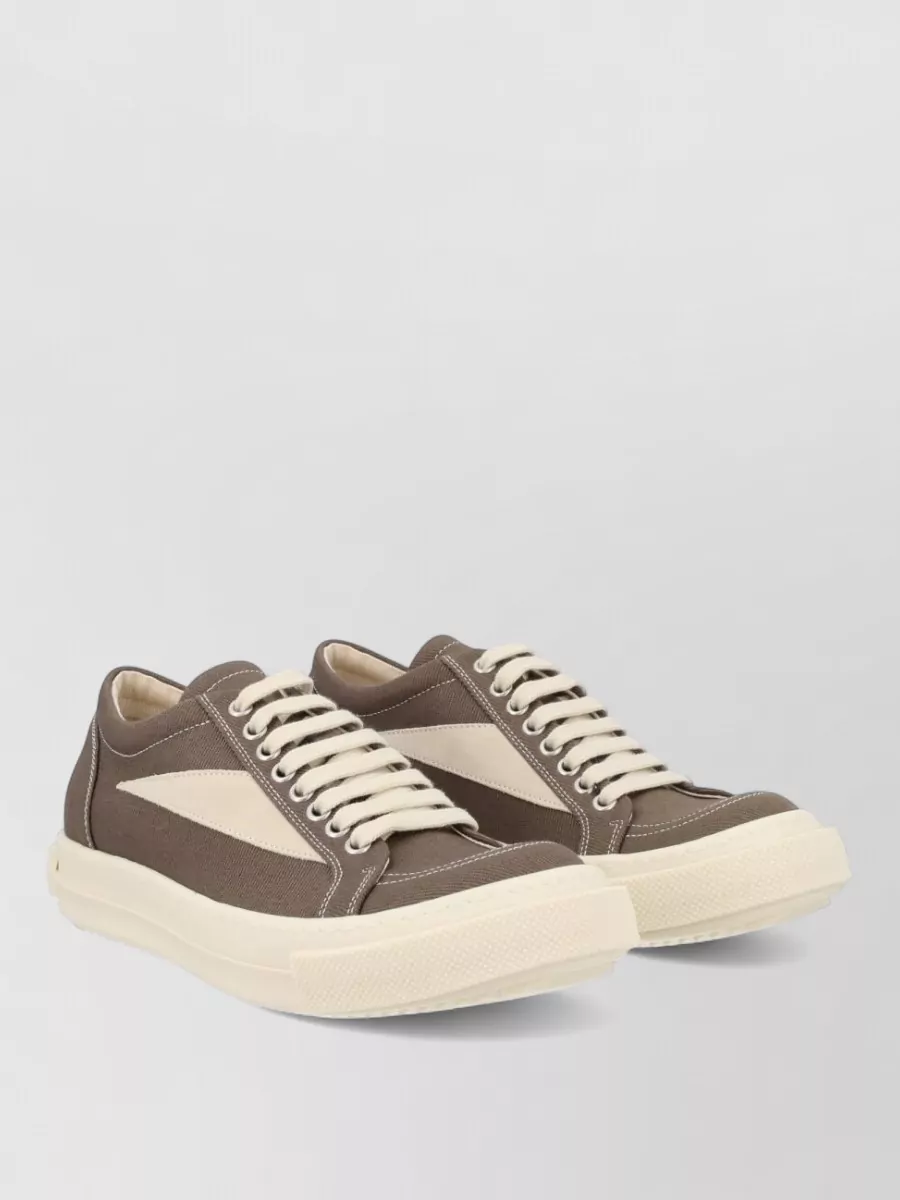 Rick Owens Drkshdw Canvas Lace-Up Sneakers