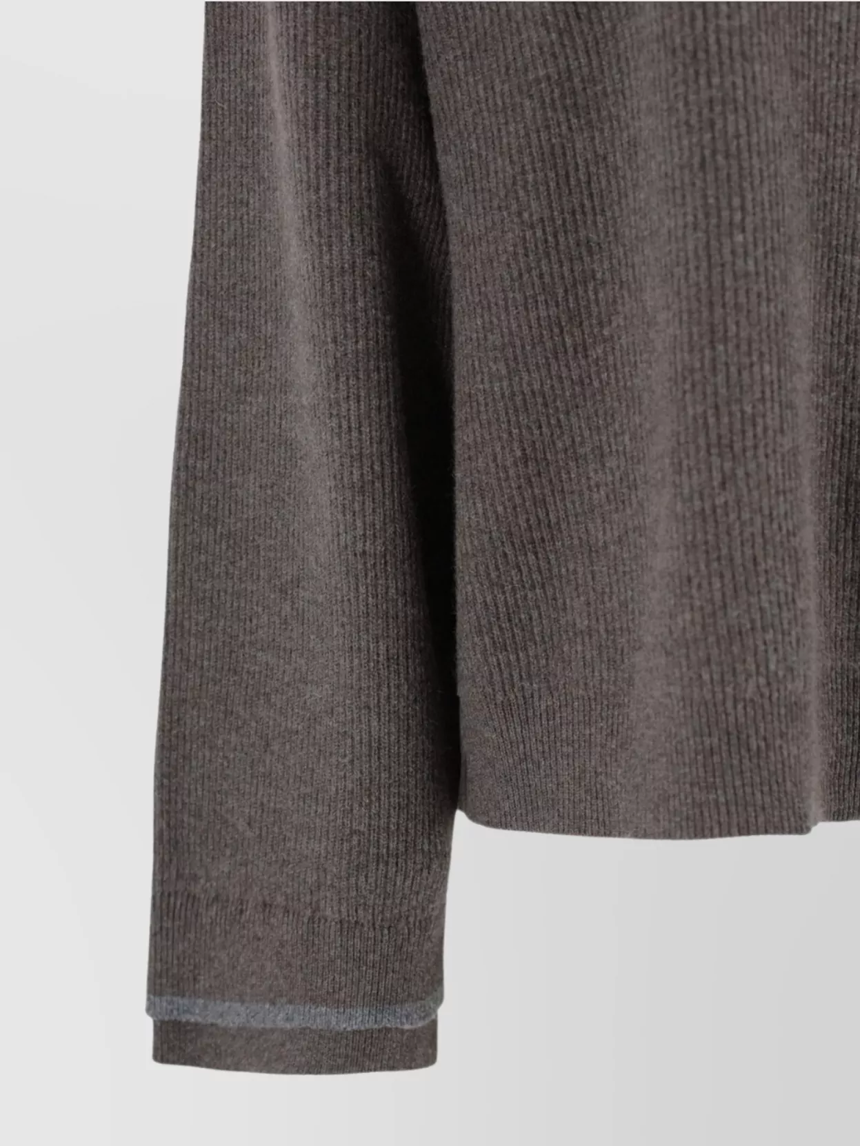 Brunello Cucinelli Knitwear With High Collar And Double Trim