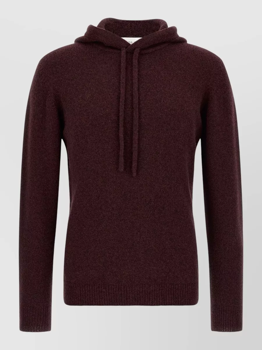 Roberto Collina Wool hooded sweater