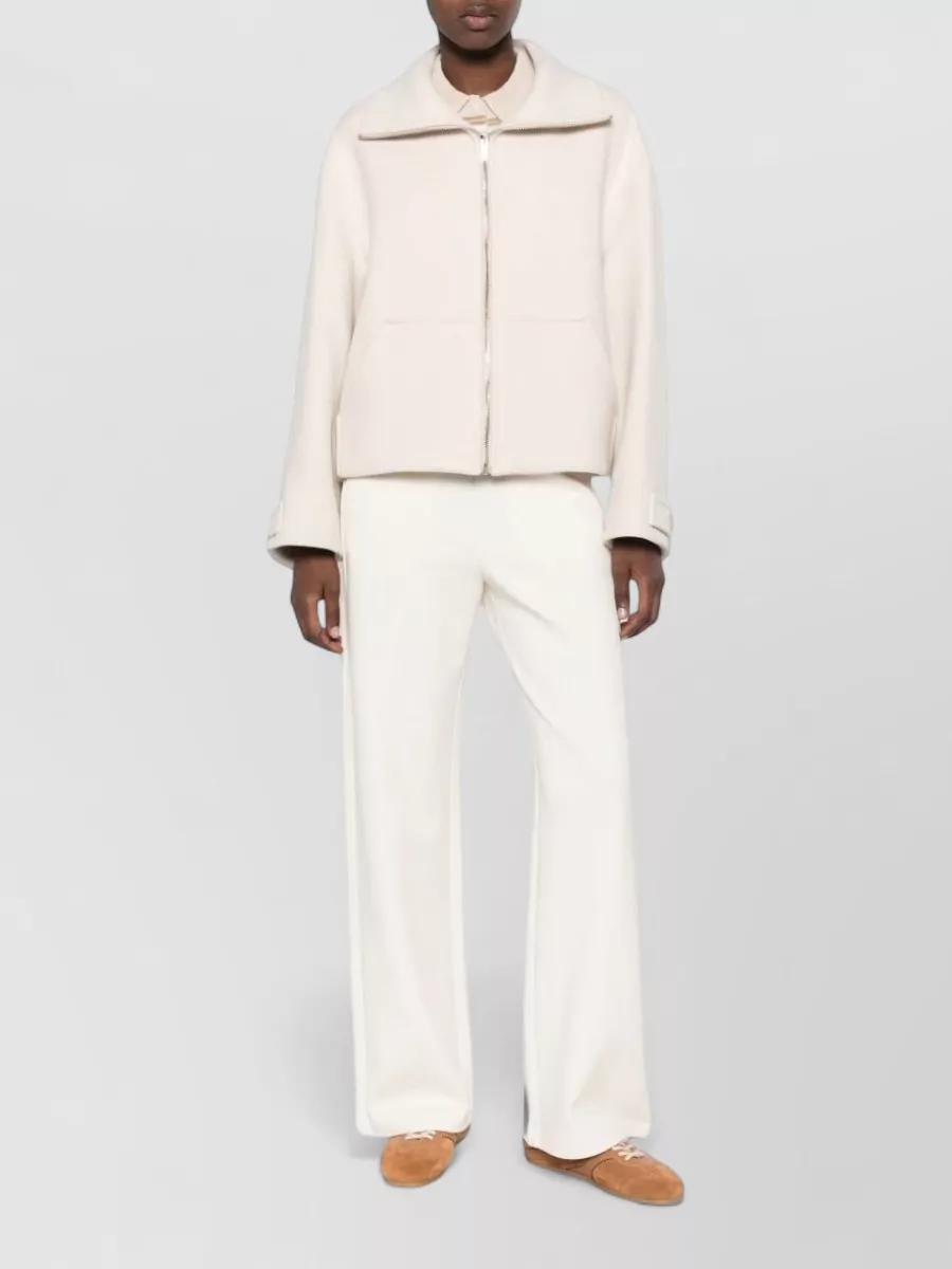 Semicouture Virgin Wool Fitted Jacket