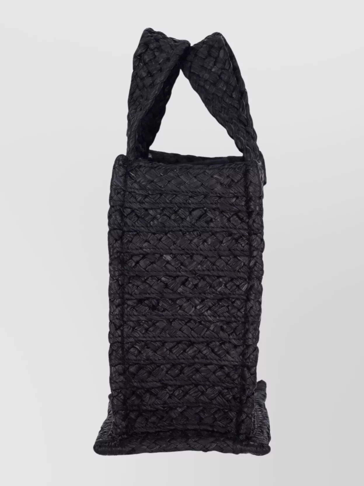 Patou Braided Tote Bag With Top Handles And Strap
