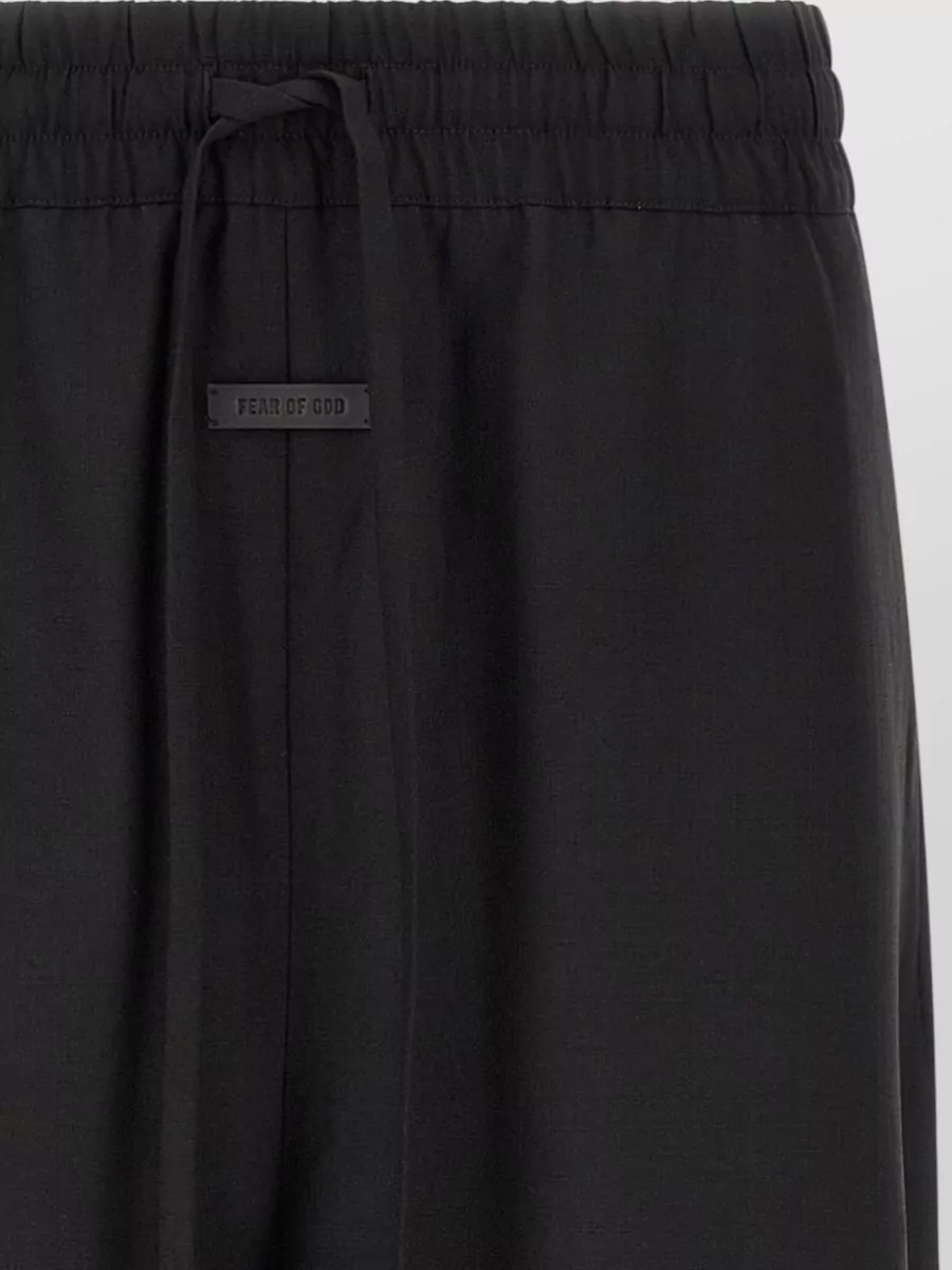 Fear Of God Virgin Wool Wide-Leg Straight-Leg Trousers