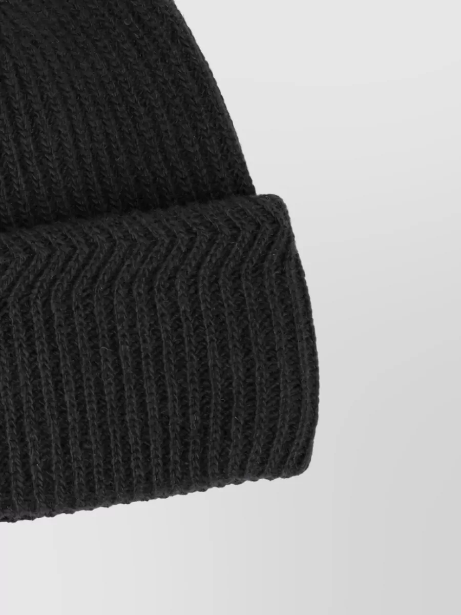 Moncler Cashmere-Blend Ribbed Beanie